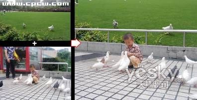 Photoshop简单技术玩转照片拼接