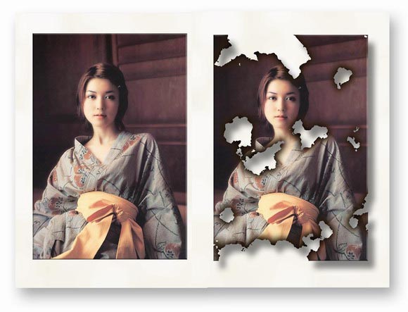 Photoshop打造美女残缺美