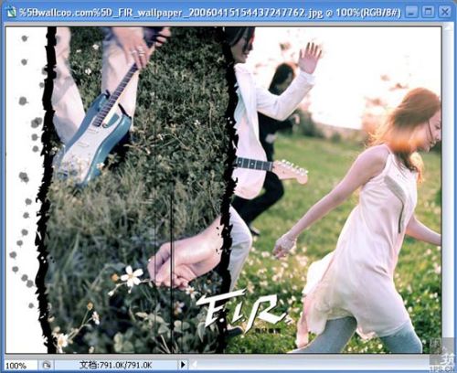 Photoshop处理蓝色调艺术照片特效