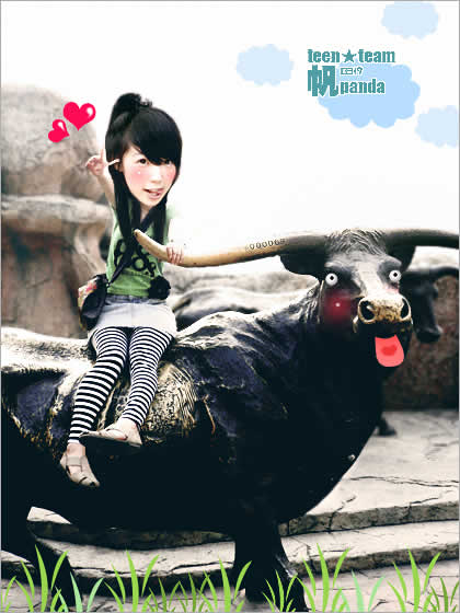 Photoshop照片处理：搞笑Q版大头人像