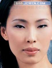 Photoshop巧变单眼皮为双眼皮
