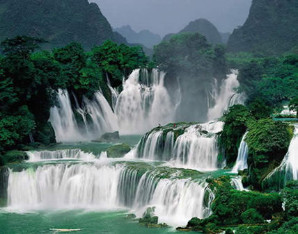 Photoshop处理照片为泼墨风景画