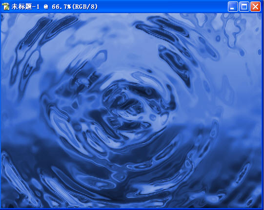 Photoshop滤镜简单打造水波效果图