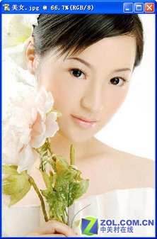 Photoshop实例教程：木板美女画效果