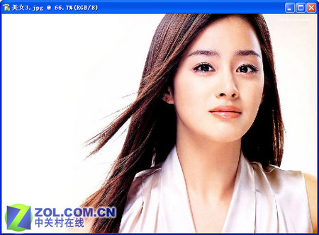 用Photoshop为美女打造靓丽烫发效果