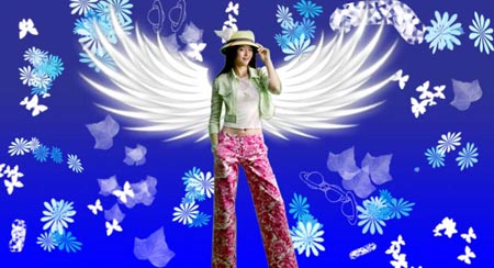 Photoshop天使翅膀的制作