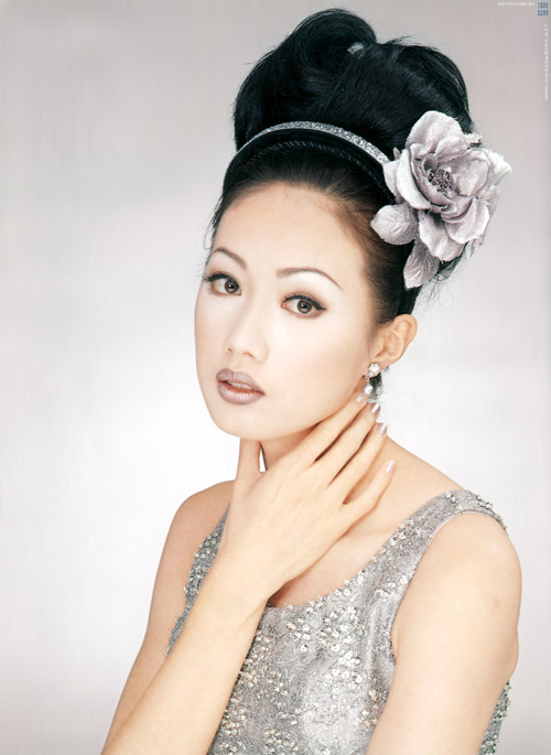 Photoshop打造惊艳国画美女