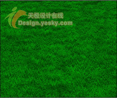 Photoshop滤镜打造春天的绿草地