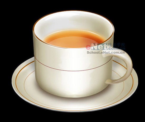 如何用Photoshop制作逼真咖啡杯
