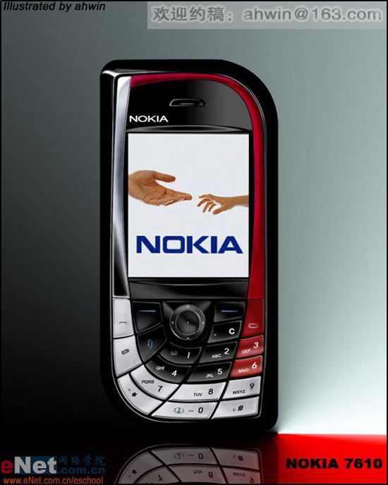完美演绎:Photoshop鼠绘NOKIA7610
