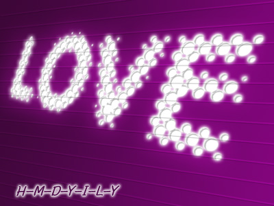 Photoshop制作发光打孔字
