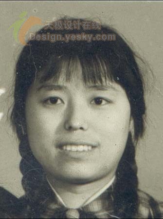 photoshop母亲节为妈妈的老照片做修图与创意合成