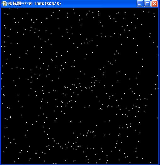 Photoshop滤镜绘制璀璨星空中的UFO
