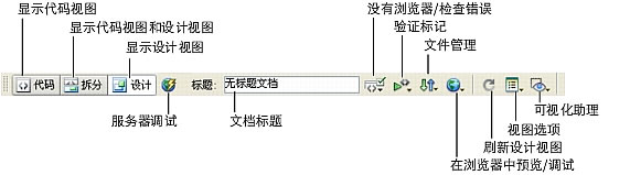 Dreamweaver 基础 ：DW的\"文档\"工具栏