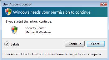 Windows 7 将对UAC的易用性作出大幅修正