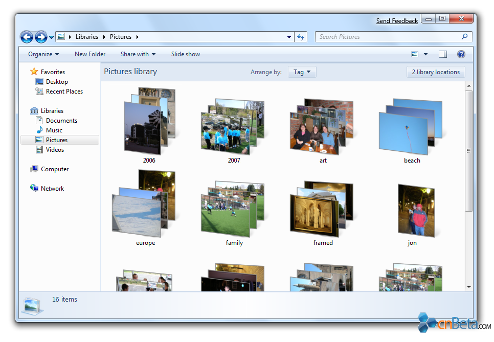 细看Windows 7里的Libraries