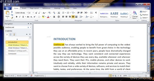 Office 2010 新特性详细介绍【附截图】