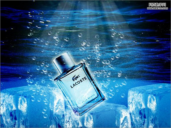 Photoshop合成教程:制作Lacoste香水广告
