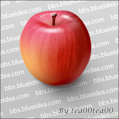 Photoshop鼠绘教程:一步步打造逼真苹果