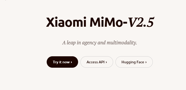 小米MiMo-V2.5系列正式开源，百万上下文+MIT协议