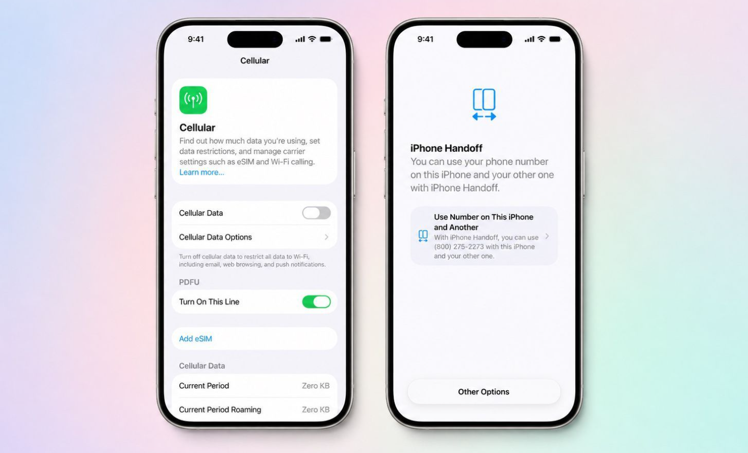 苹果 iOS 27 新增"iPhone 接力"功能：两部 iPhone 共享同一号码