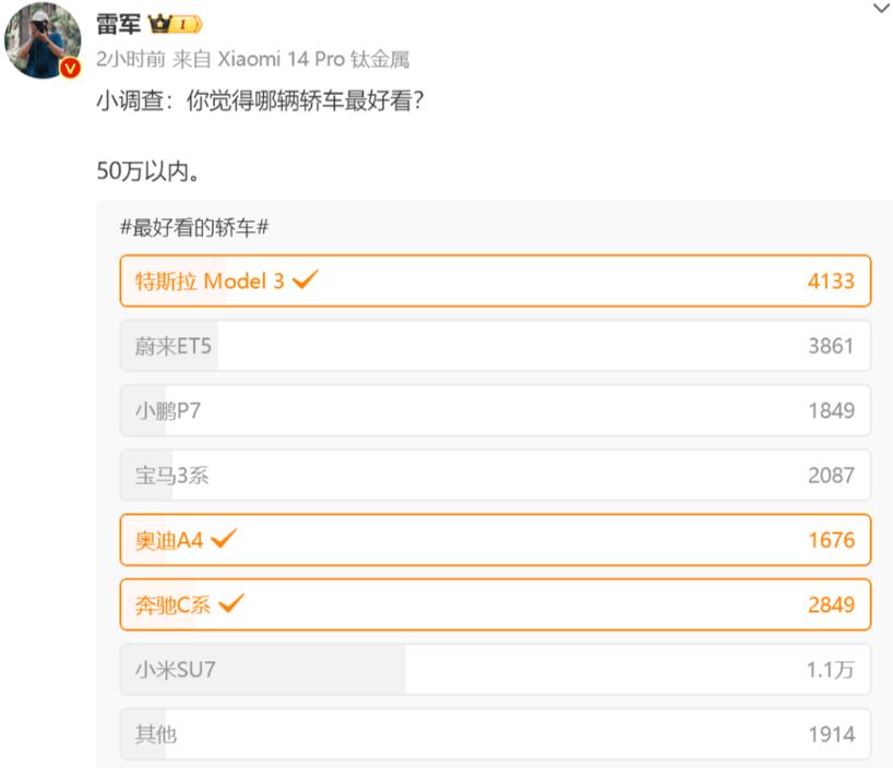 雷军对小米汽车定价保持谨慎：优先考虑质量，定价将在测试结束后揭晓