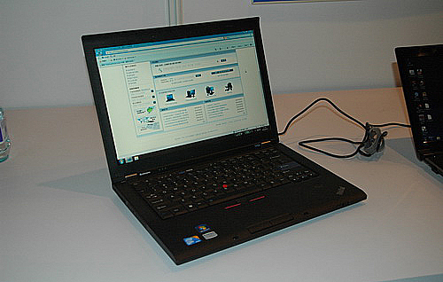 IDF2010：ThinkPad T410s亮相IDF展台