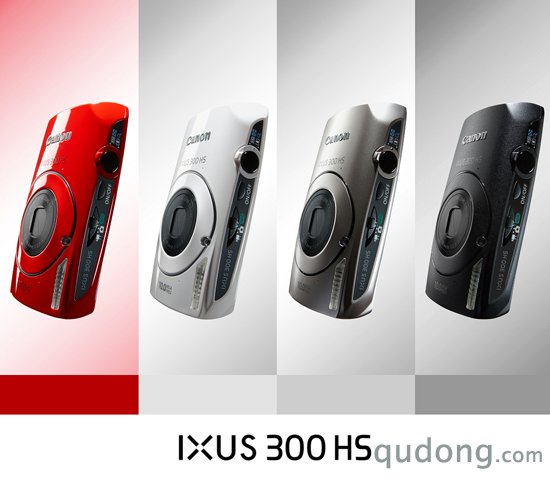 佳能发布IXUS 300 HS小型数码相机