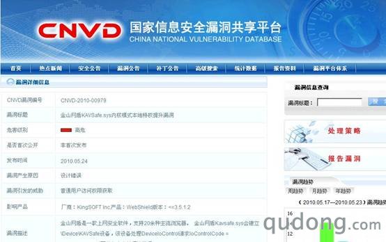 国内外权威安全机构确认金山网盾存高危漏洞