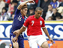 世界杯热身赛 英格兰2-1日本