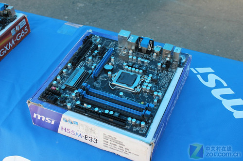 本次校园活动超频比赛平台所用主板:微星h55m-e33