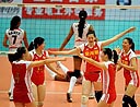 女排精英赛中国完胜多米尼加