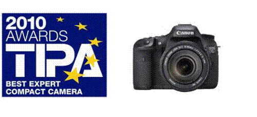 佳能EOS 7D等三款相机荣获TIPA大奖