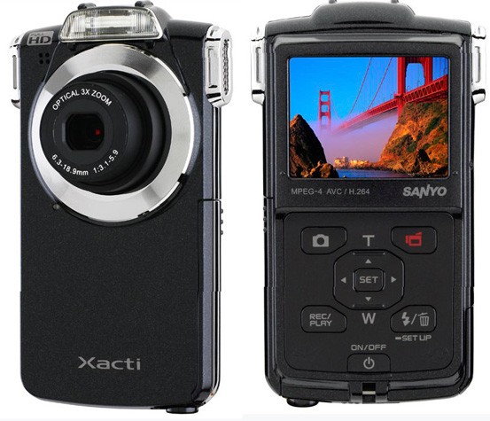 Sanyo Xacti VPC-PD2BK 1080p手持摄录机