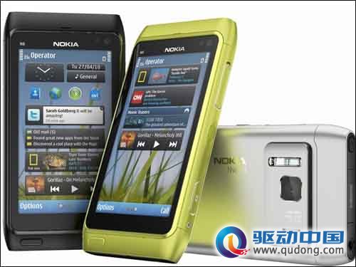 今日行情诺基亚N8现货发售价4950元