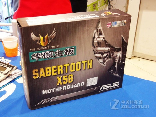 华硕SaberTooth X58高端主板中关村到货