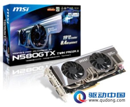 延续霜刃二代经典 微星N580GTX Twin Frozr II亮相