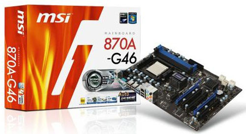 AMD平台全能小金刚 微星870A-G46军规大板热销