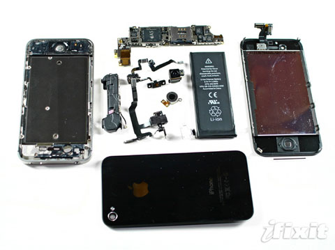 苹果iPhone4S拆解！电池更强 用高通芯片组