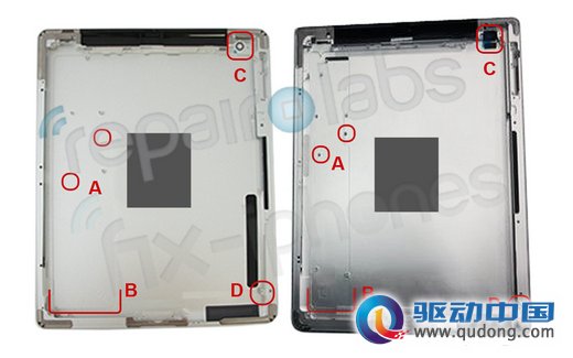 iPad 3背盖板曝光 电路板设计有所变化