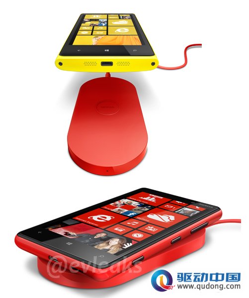 诺基亚Lumia 920 和Lumia 820无线充电器曝光