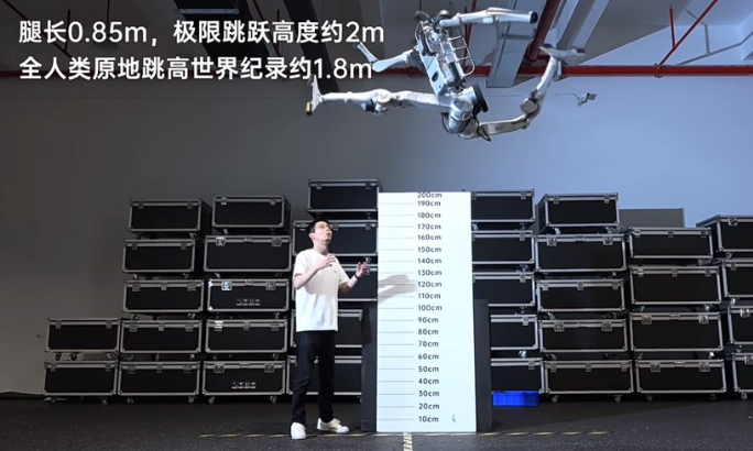 宇树科技推出人形机器人「超人」：弹跳与奔跑能力双双超越人类极限