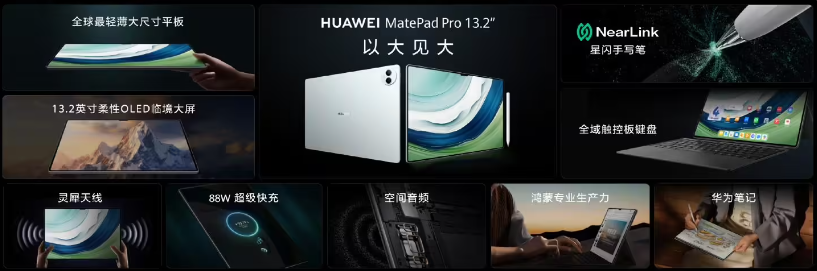 十年问鼎之作！HUAWEI MatePad Pro 13.2英寸开启移动高效办公新体验